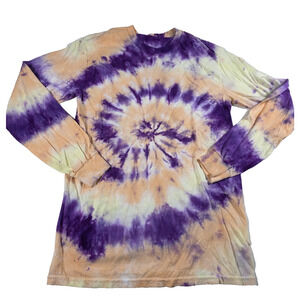 Handmade Long Sleeve Tie Dye Shirt No Tag See Pics For Size